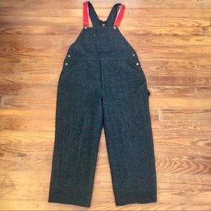 •SOLD• Wool Overalls | L.L. Bean • vintage bibs